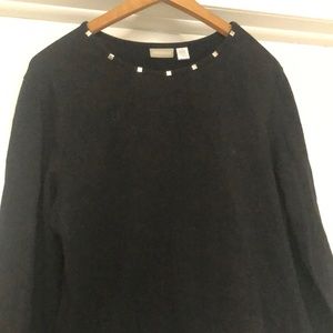 Black stretchy top XL